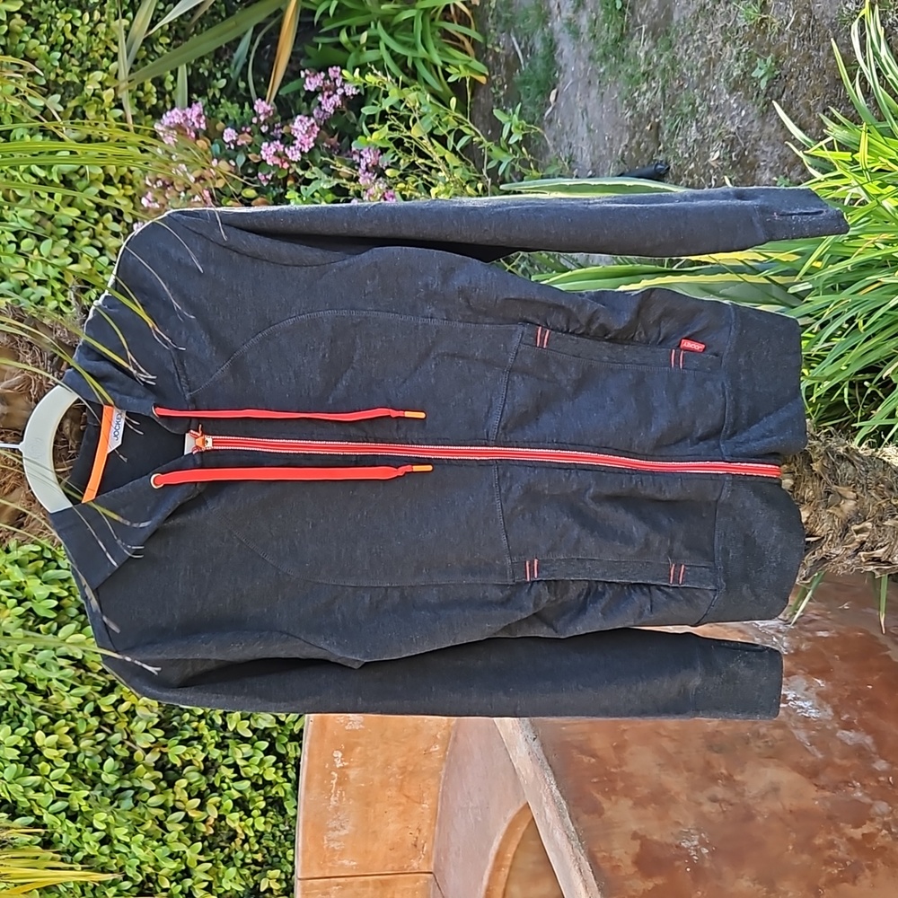 Jockey Hoodie w/ Neon Details and Thumb Holes